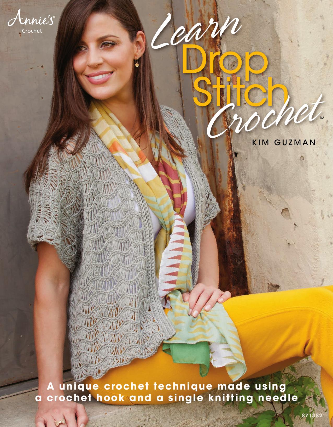 Learn Drop Stitch Crochet by Kim Guzman