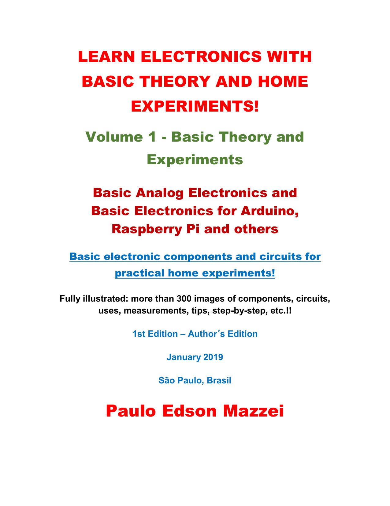 Learn Electronics With Basic Theory by Paulo Mazzei