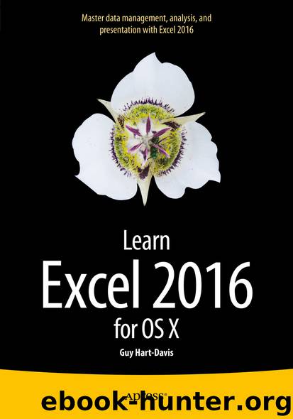 Learn Excel 2016 for OS X by Guy Hart-Davis
