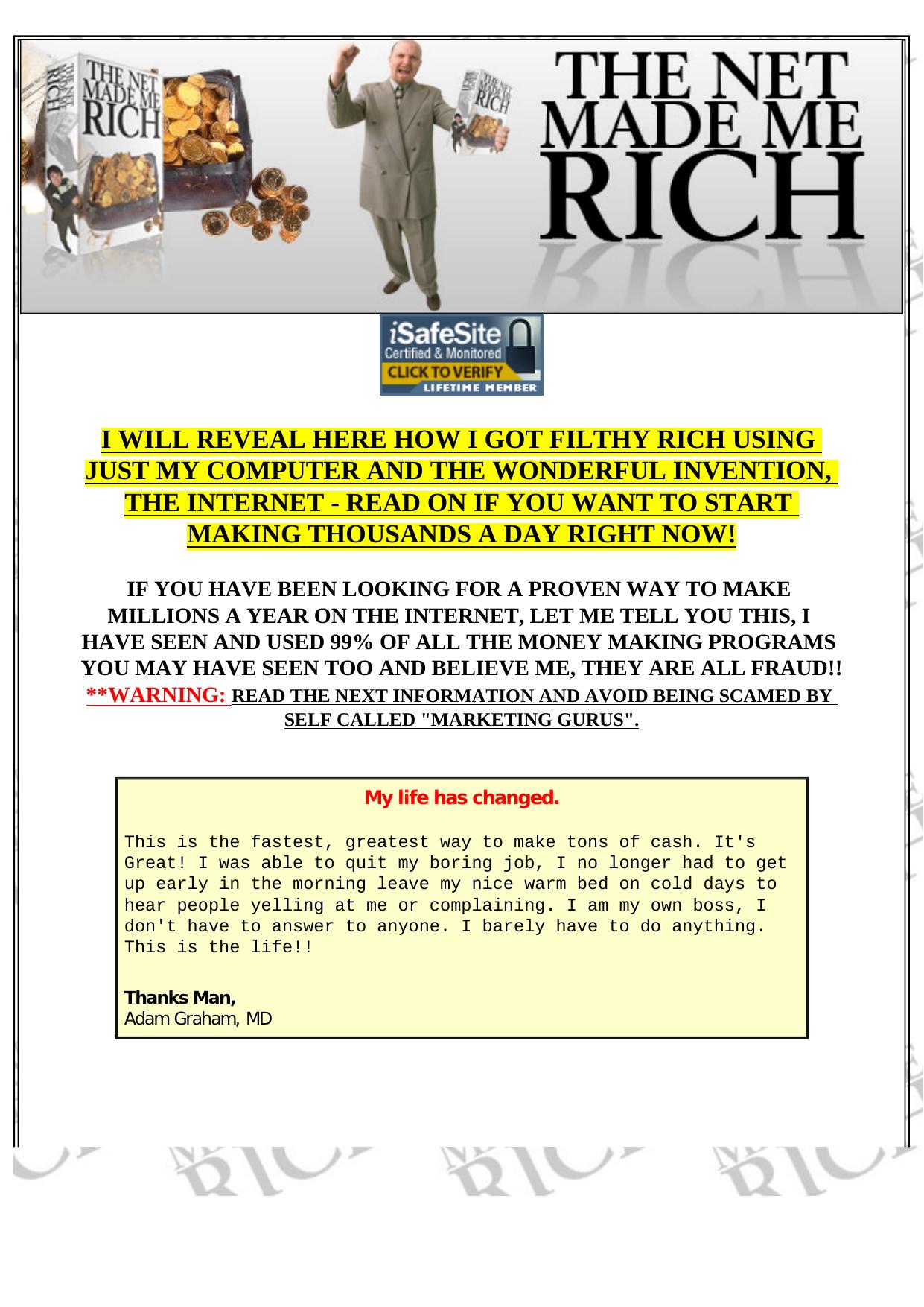 Learn How The Net Made Me Rich! by Best of Kuszter's Collection