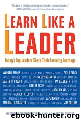 Learn Like a Leader: Today's Top Leaders Share Their Learning Journeys by Marshall Goldsmith