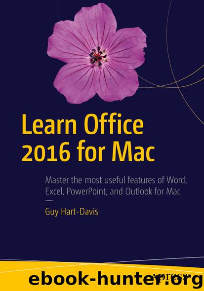 Learn Office 2016 for Mac by Guy Hart-Davis
