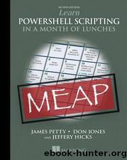 Learn PowerShell Scripting in a Month of Lunches, Second Edition MEAP V04 by copyright-2022-manning-publications.html