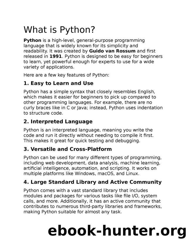 Learn Python Quickly: Beginnerâs Guide to Coding, Projects, and Real-World Applications: Hands-On Projects and Essential Skills for New Programmers by Farrukh Ch