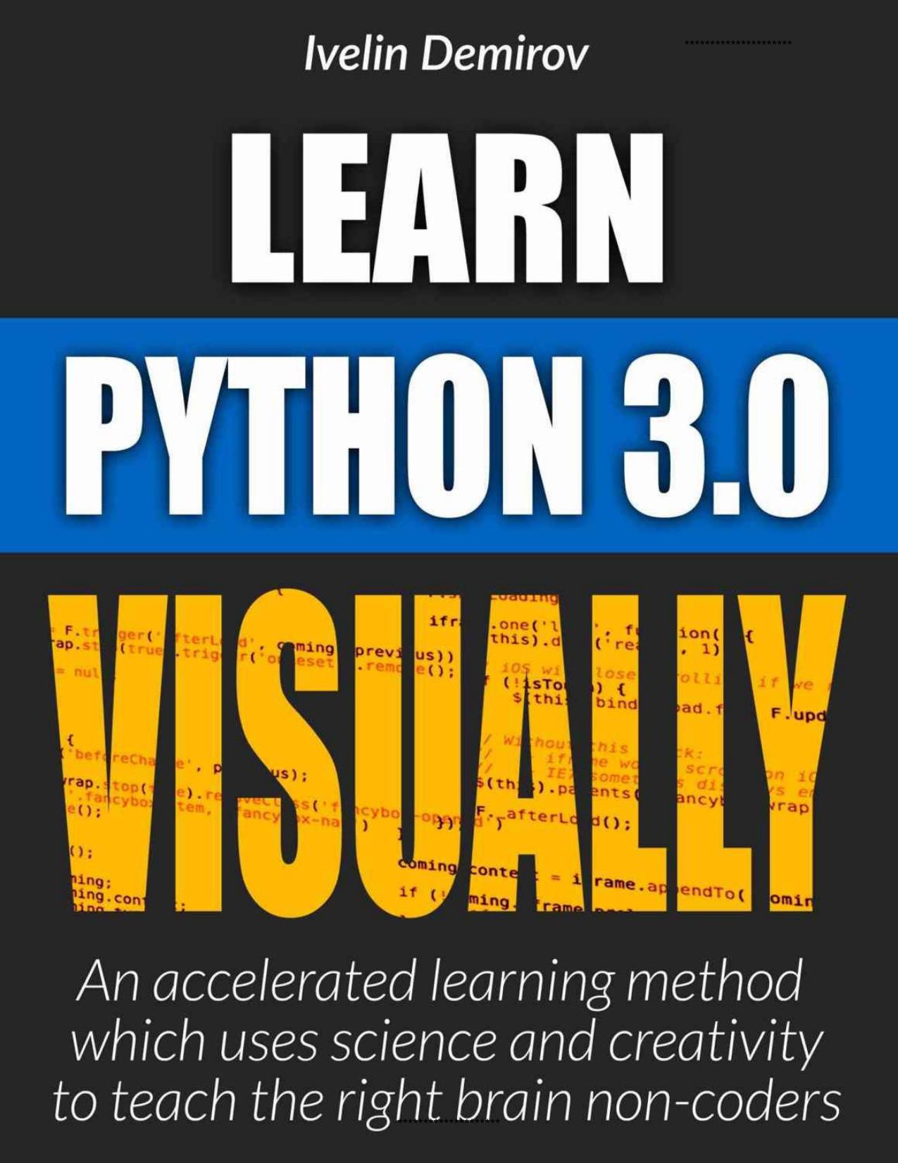 Learn Python Visually by Ivelin Demirov