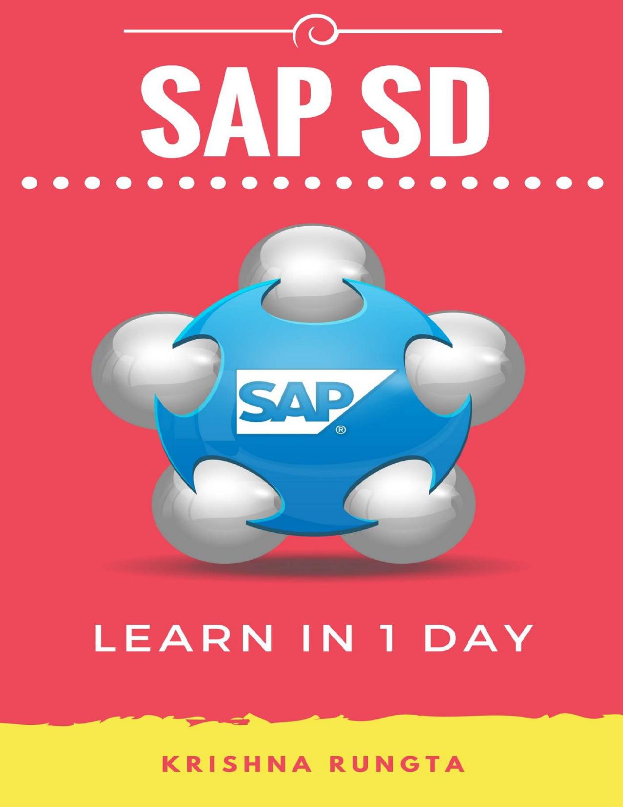 Learn SAP SD in 1 Day: Definitive Guide to Learn SAP Sales & Distribution for Beginners by Krishna Rungta