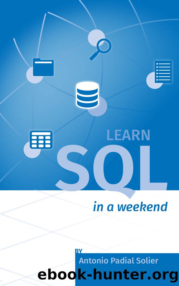 Learn SQL in a weekend: The definitive guide for creating and querying databases (Learn in a weekend Book 1) by Padial Solier Antonio