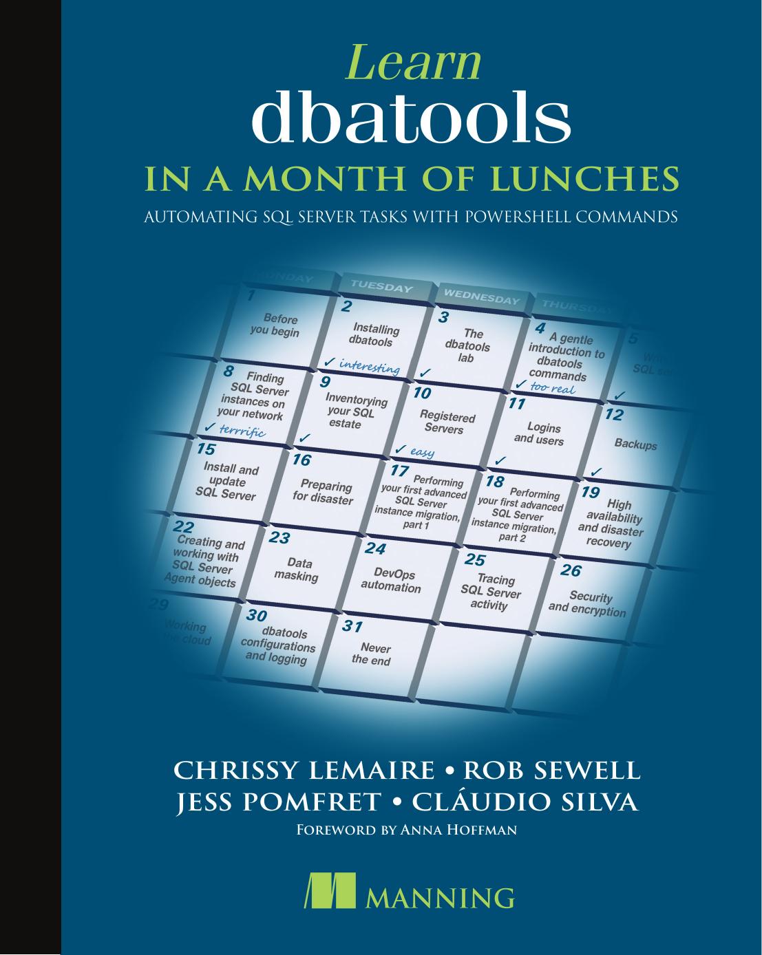 Learn dbatools in a Month of Lunches by unknow