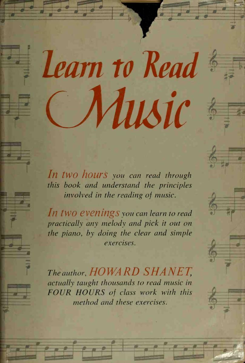 Learn to read music by Shanet Howard