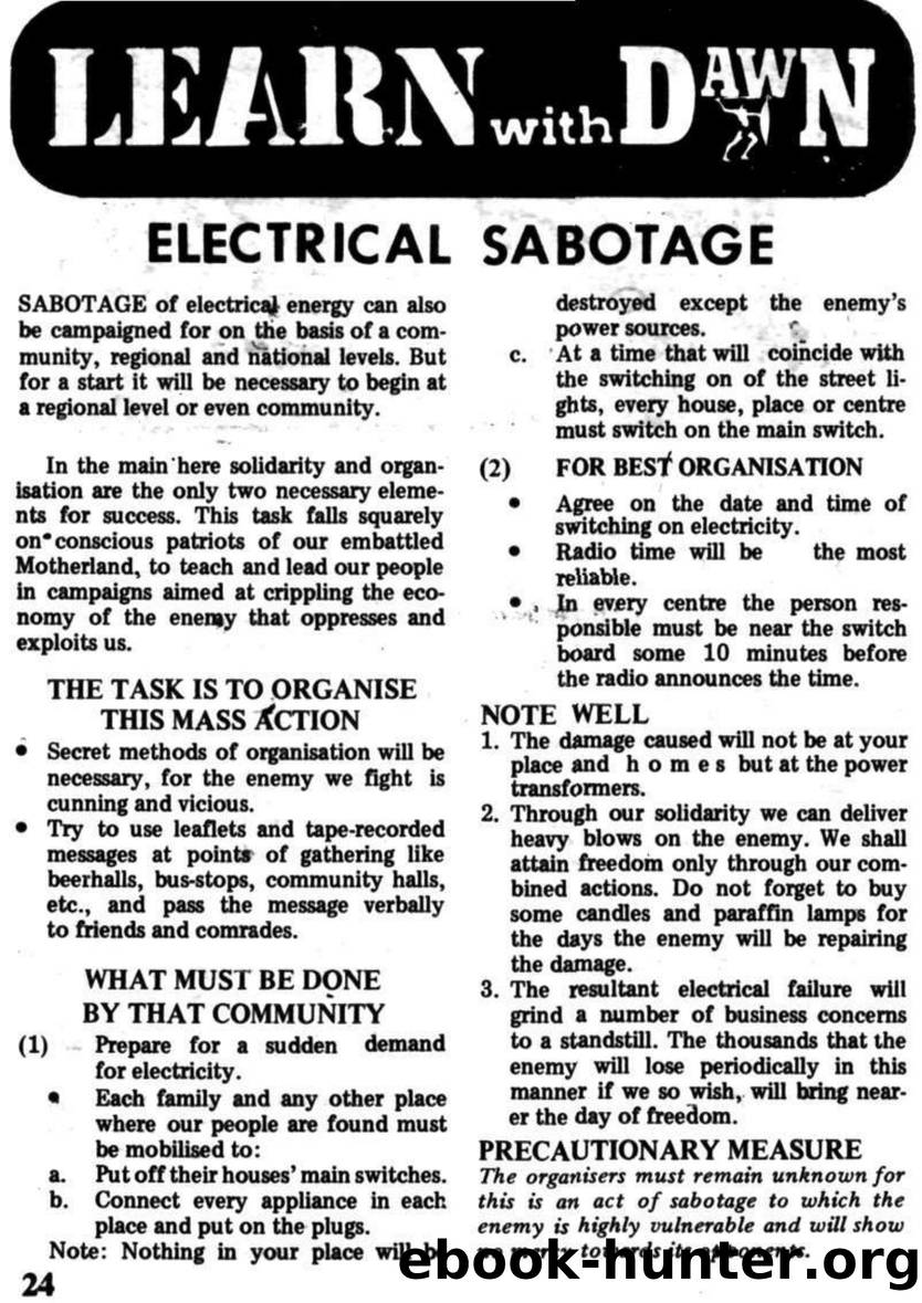 Learn with Dawn by Electrical Sabotage