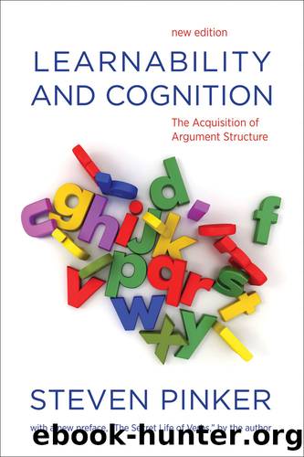 Learnability and Cognition, new edition by Steven Pinker