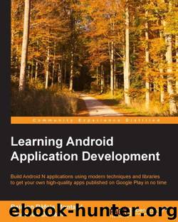 Learning Android Application Development by Ràfols Raimon