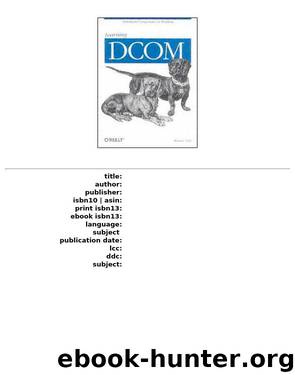 Learning DCOM by test