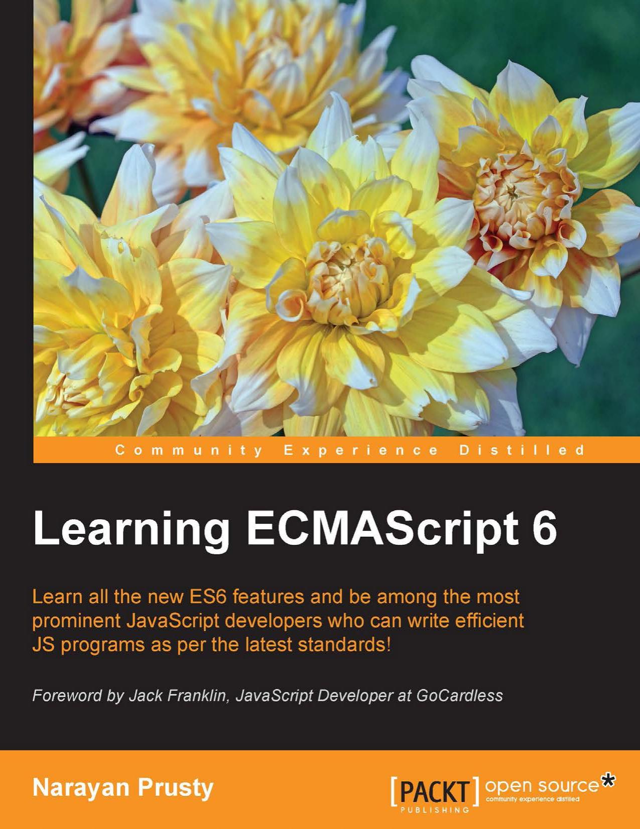 Learning ECMAScript 6 by Unknown