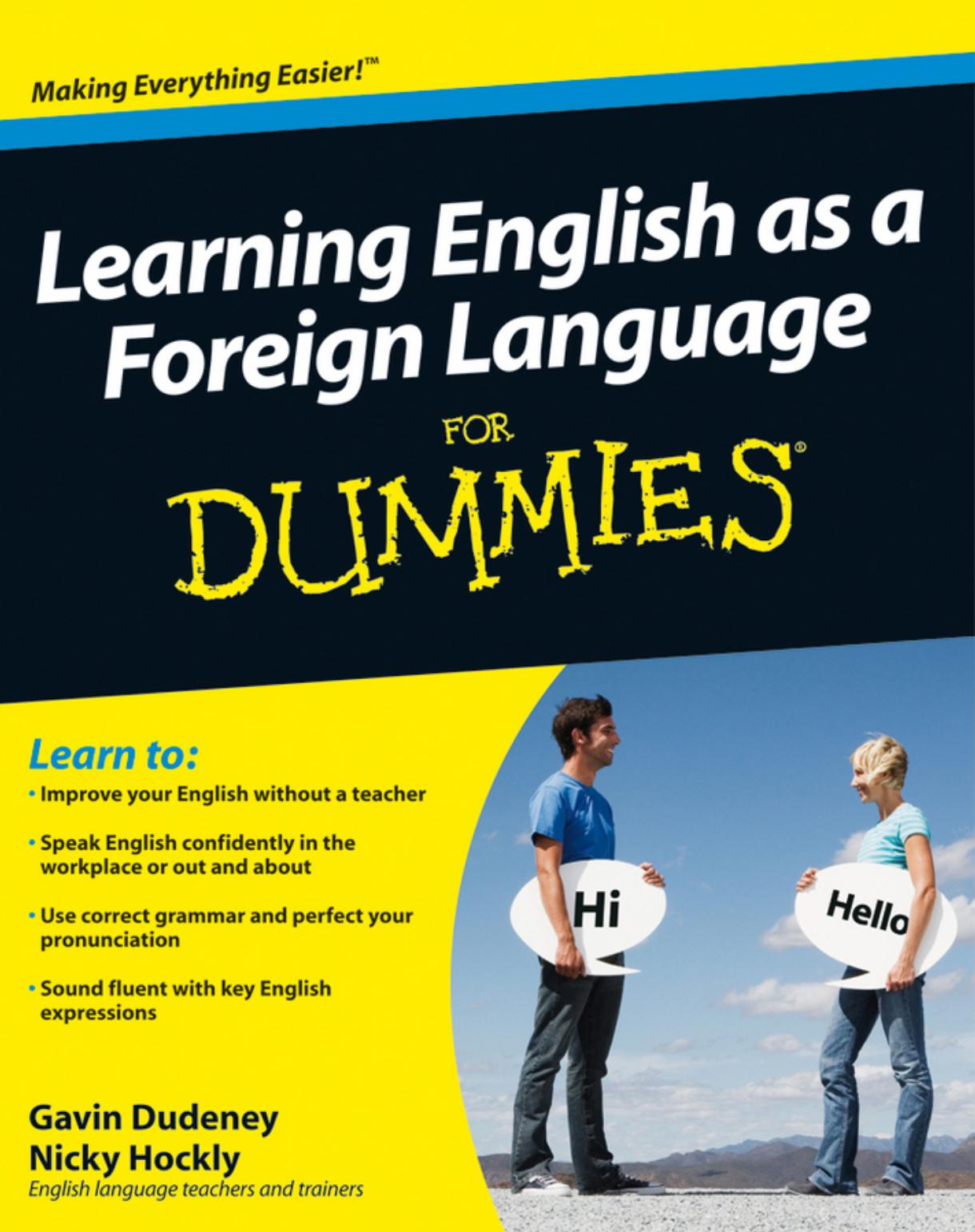 Learning English as a foreign language for dummies by Dudeney Gavin;Hockly Nicky