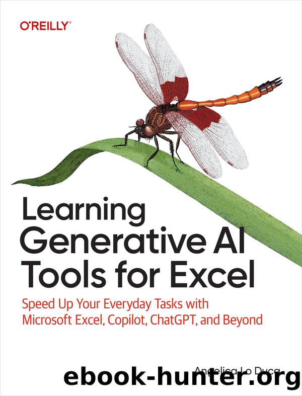 Learning Generative AI Tools for Excel (for . .) by Angelica Lo Duca