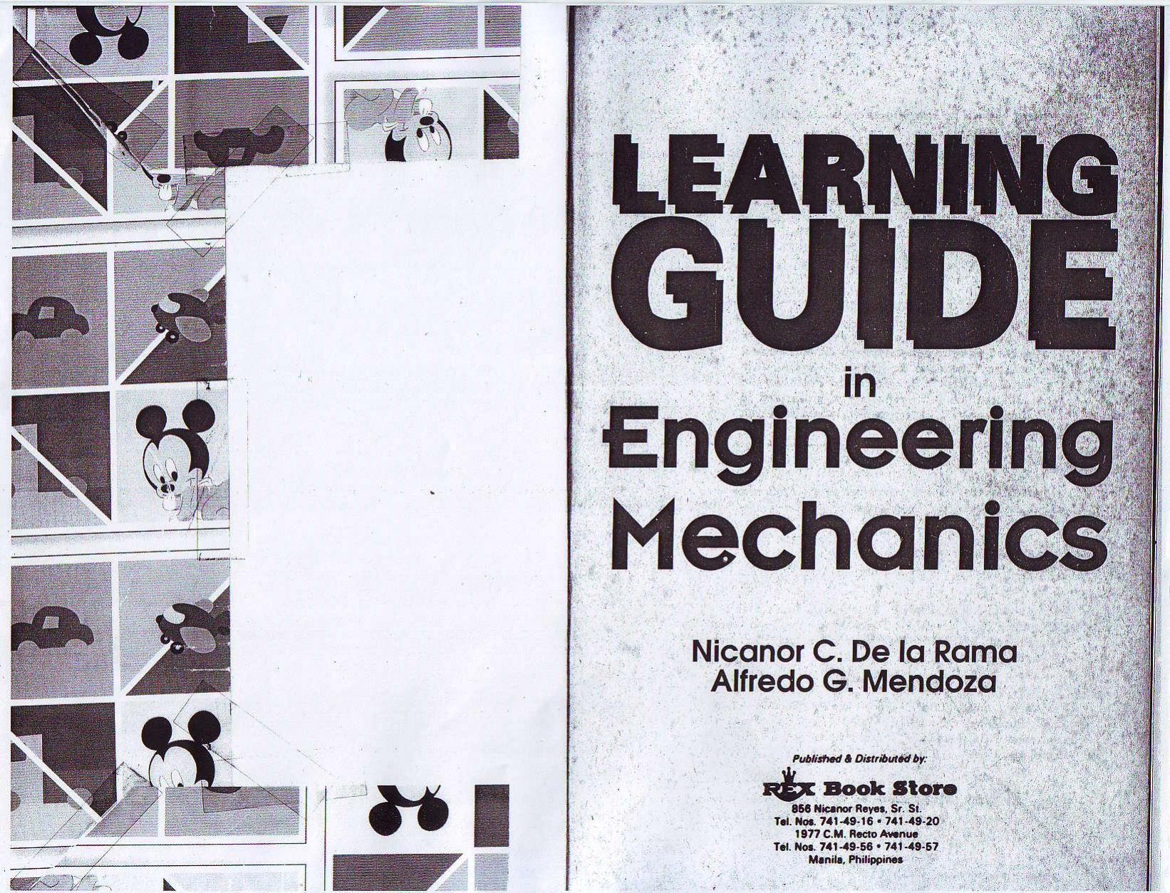Learning Guide in Engineering Mechanics by De la Rama and Mendoza