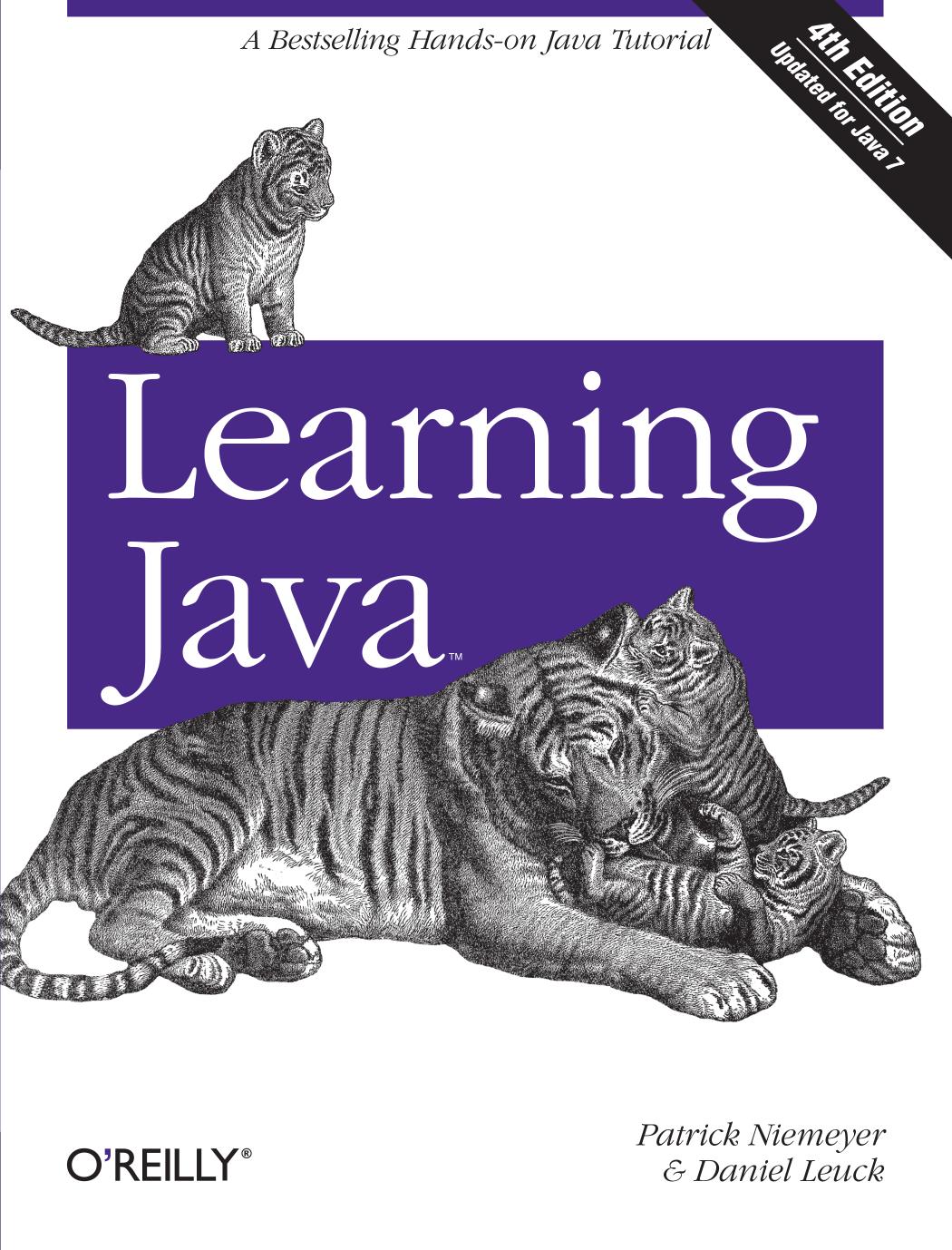 Learning Java by Patrick Niemeyer and Daniel Leuck