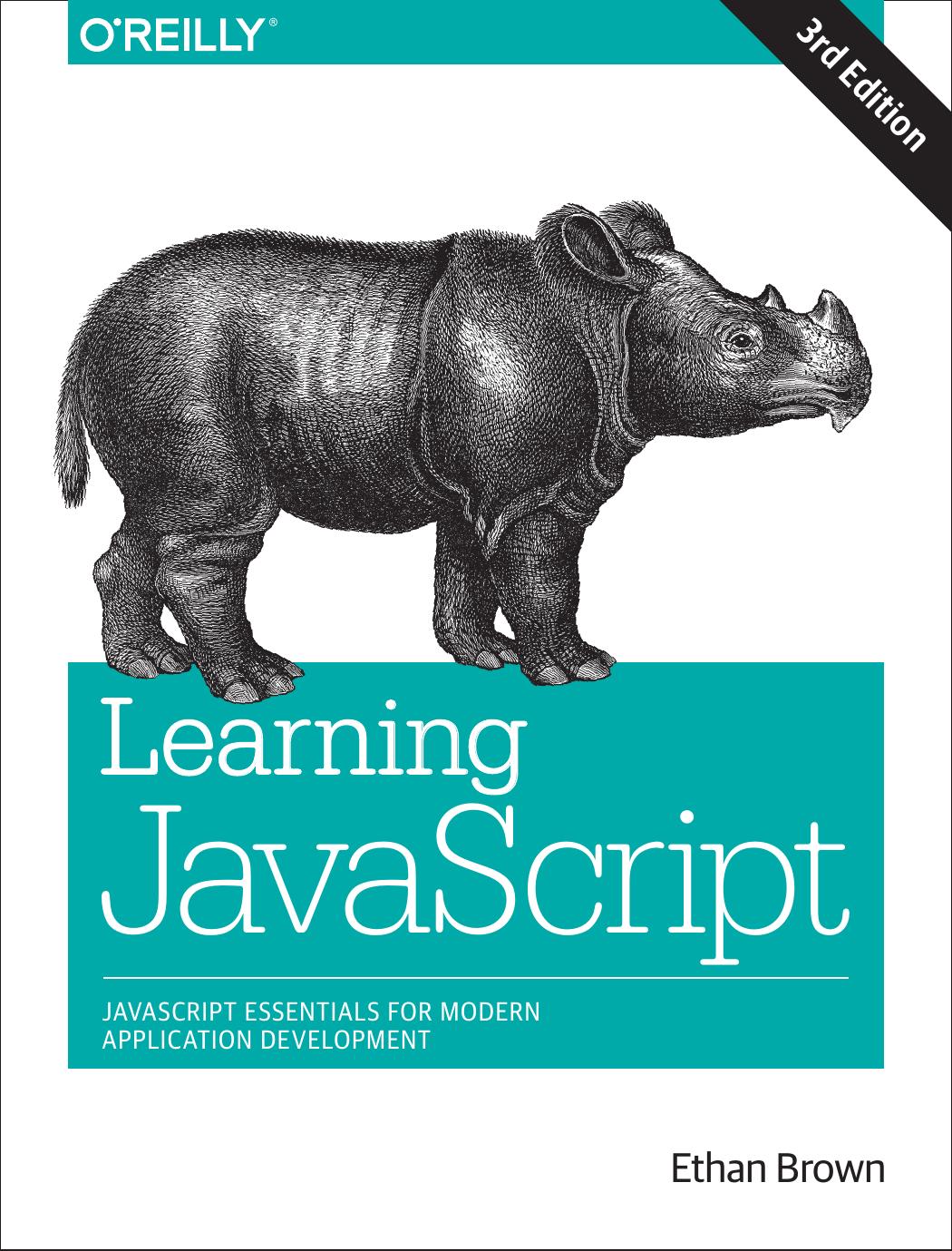 Learning JavaScript by Ethan Brown