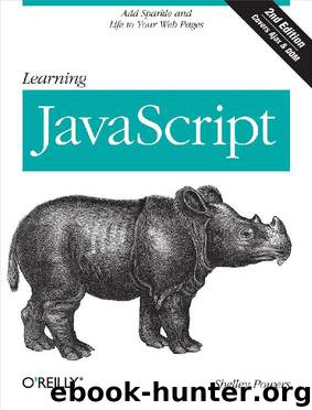 Learning JavaScript, 2nd Edition by Shelley Powers