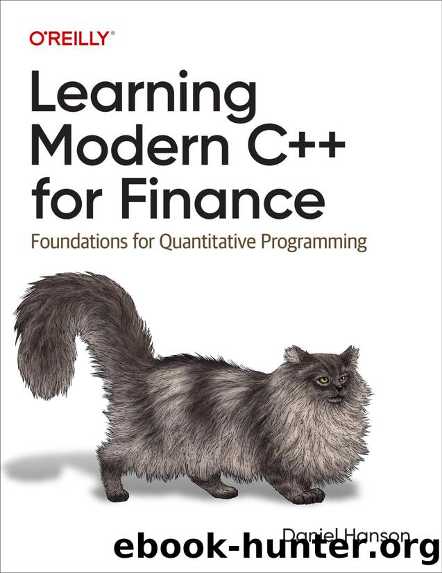 Learning Modern C++ for Finance (for True Epub) by Daniel Hanson