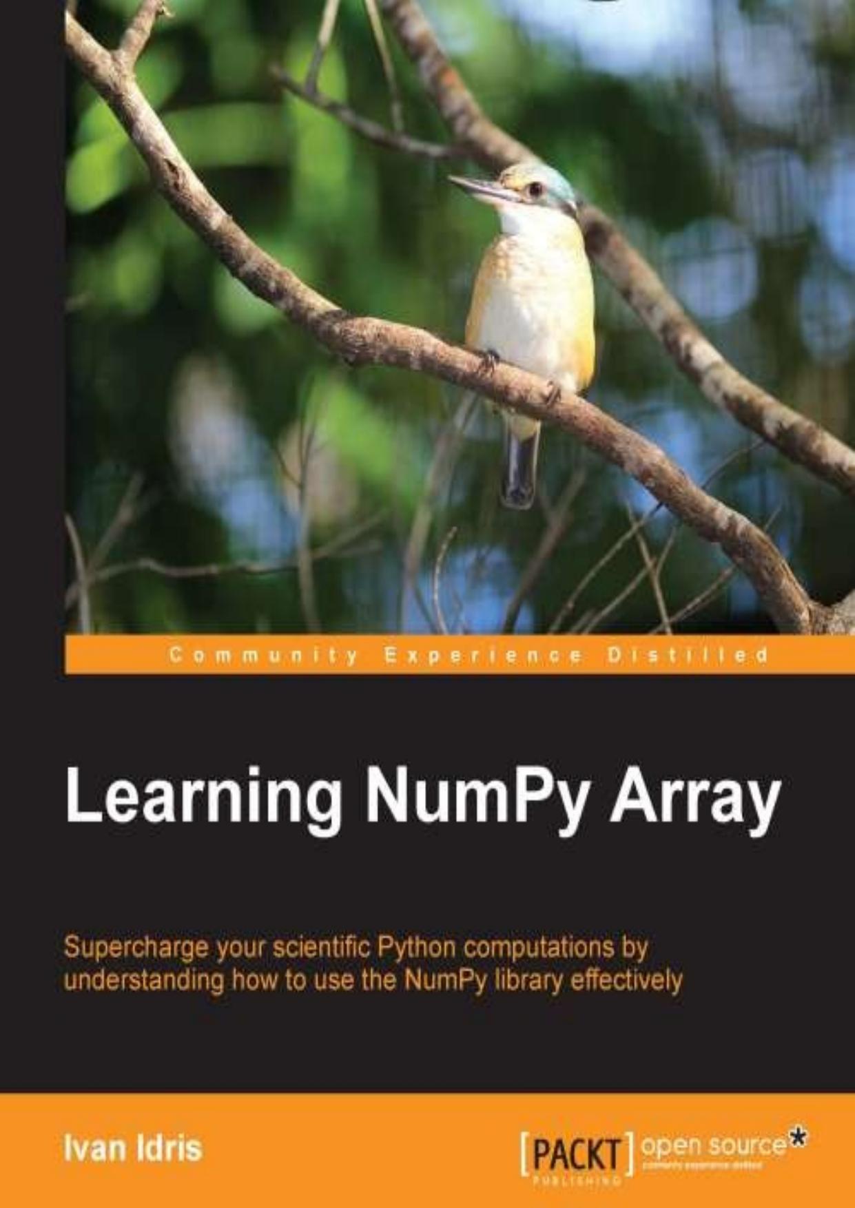 Learning NumPy Array by Ivan Idris