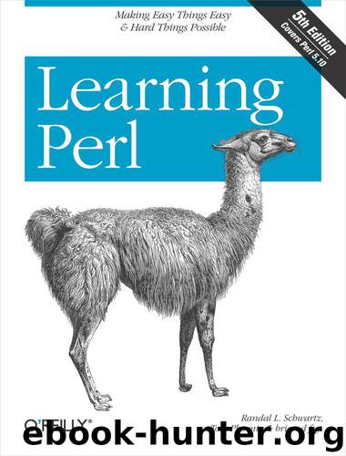 Learning Perl by Randal L. Schwartz & Tom Phoenix & brian d foy