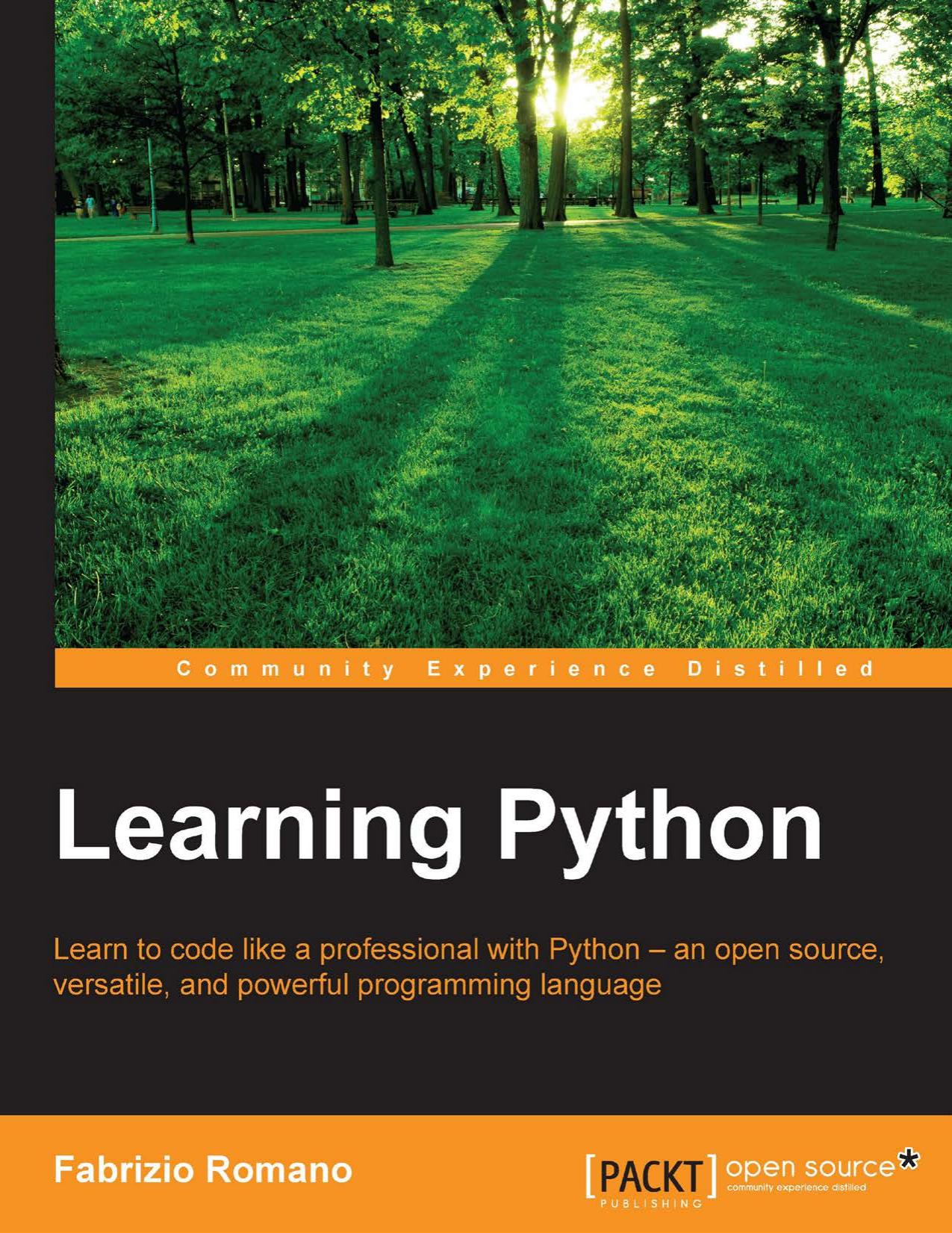 Learning Python by Unknown