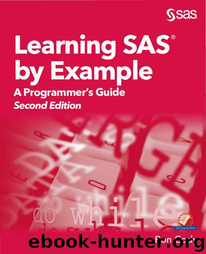 Learning SAS by Example by Ron Cody