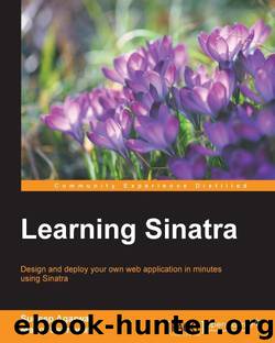 Learning Sinatra by Sudeep Agarwal & Manoj Sehrawat