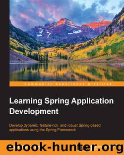 Learning Spring Application Development by 2015
