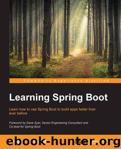 Learning Spring Boot by Turnquist Greg L
