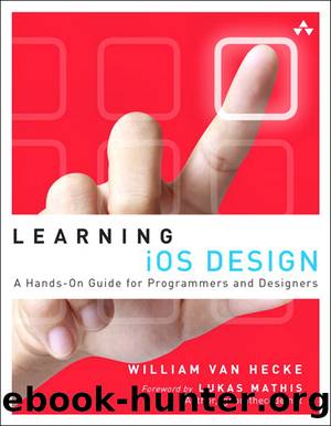 Learning iOS Design: A Hands-On Guide for Programmers and Designers (Michael Barbagallo's Library) by William Van Hecke