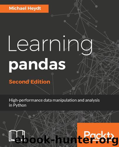Learning pandas - Second Edition by Michael Heydt