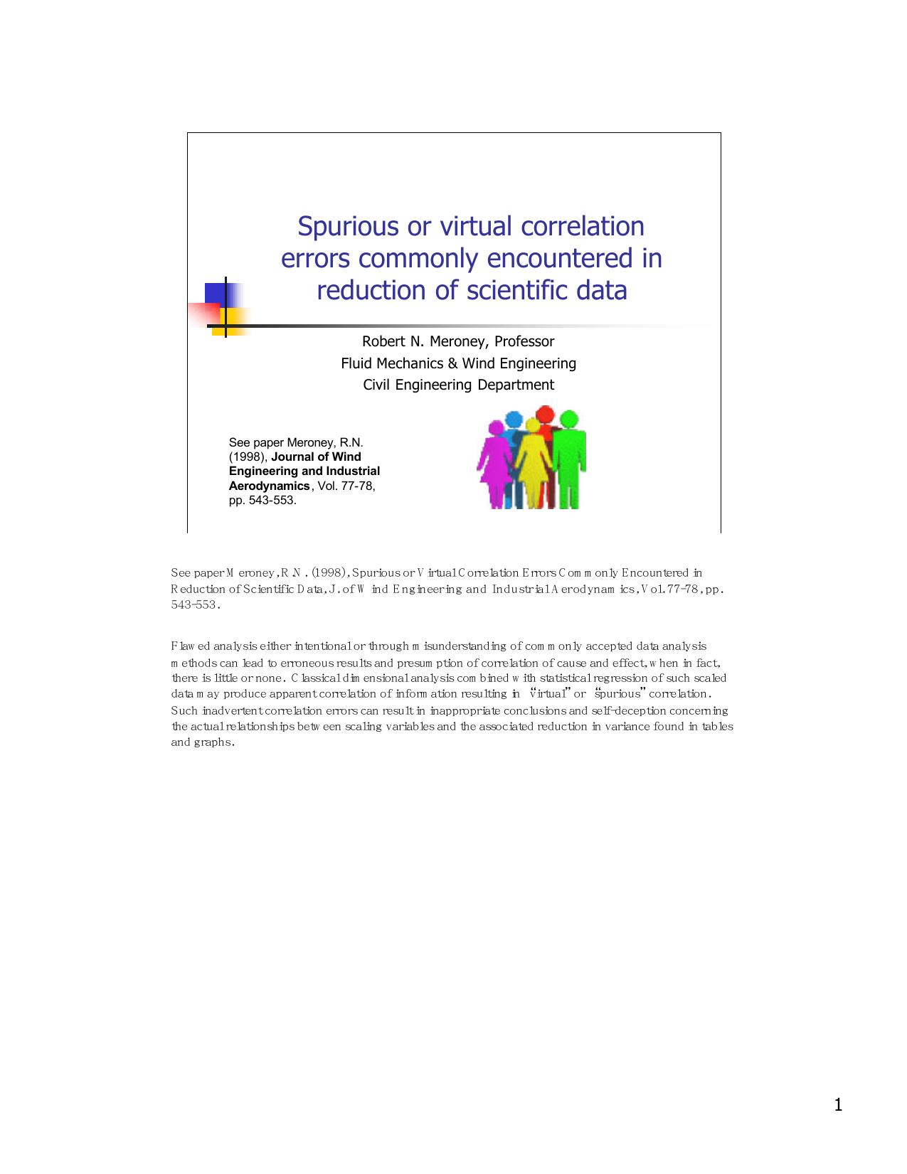 Lecture 4 -Spurious or virtual correlation errors.PDF by meroney