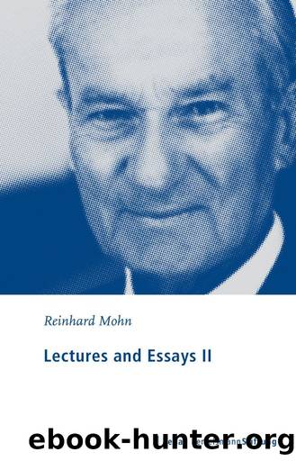 Lectures and Essays II by Reinhard Mohn
