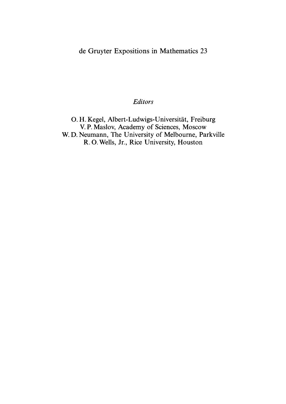 Lectures in Real Geometry by Fabrizio Broglia (editor)