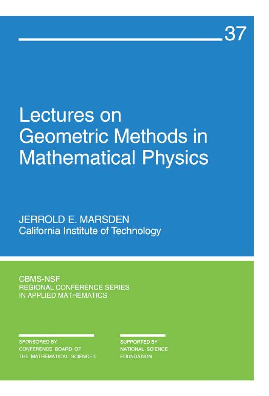 Lectures on Geometric Methods in Mathematical Physics by Jerrold E. Marsden
