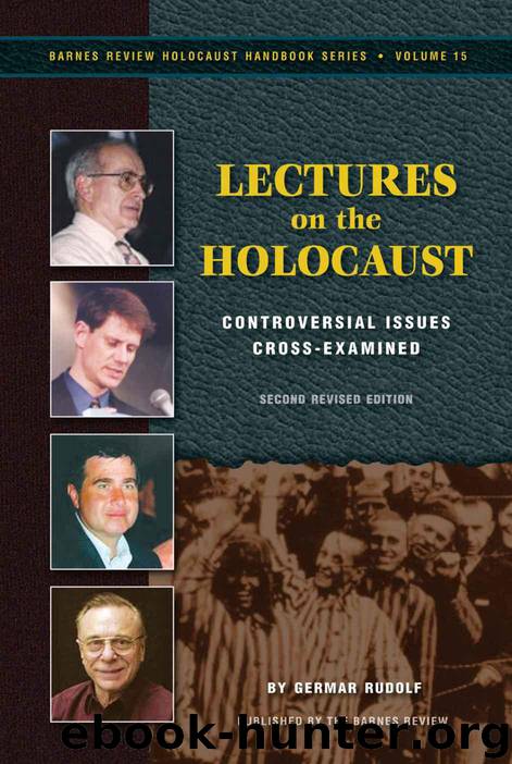 Lectures on the Holocaust by Rudolf Germar