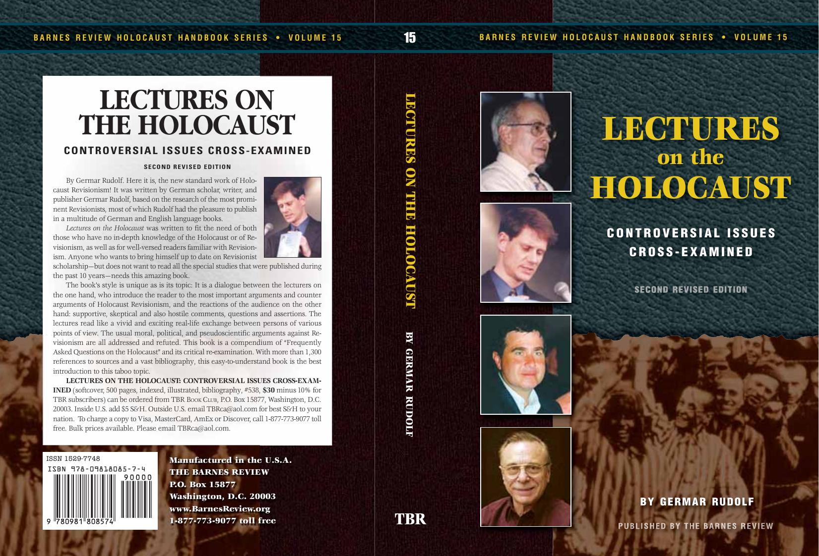 Lectures on the Holocaust: Controversial Issues Cross Examined by Germar Rudolf