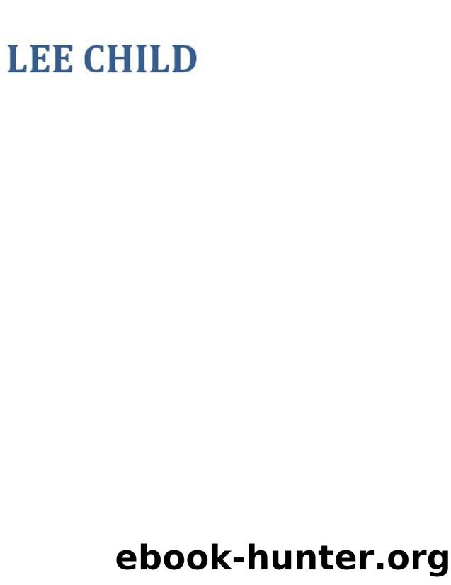 Lee Child - Jack Reacher by V6 Sa nu gresesti