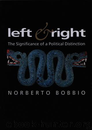 Left and Right by Bobbio Norberto;
