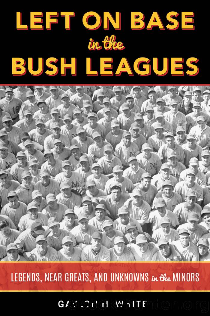 Left on Base in the Bush Leagues by Gaylon H. White