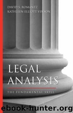 Legal Analysis by David S. Romantz & Kathleen Elliott Vinson