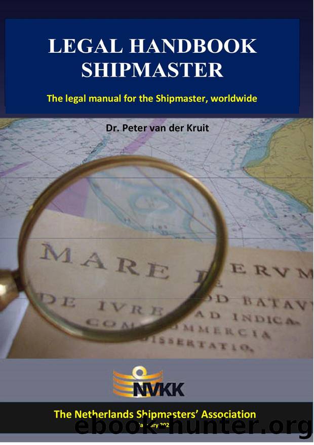 Legal Handbook Shipaster by Dr. Peter van der Kruit