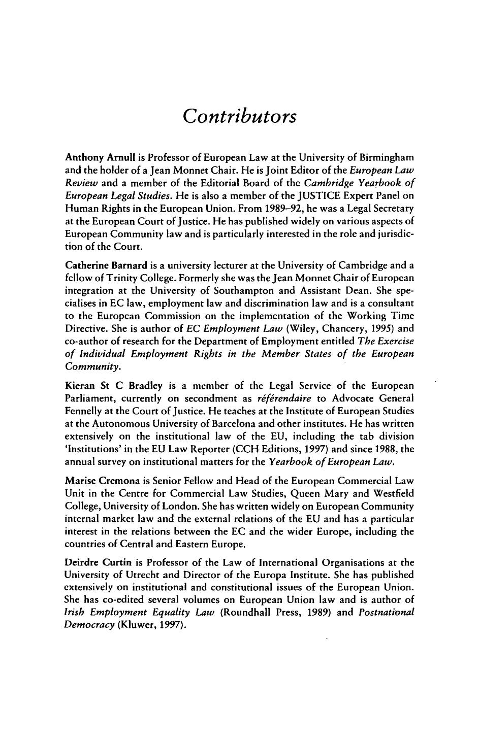 Legal Issues of the Amsterdam Treaty by David O’Keeffe; Patrick Twomey (editors)