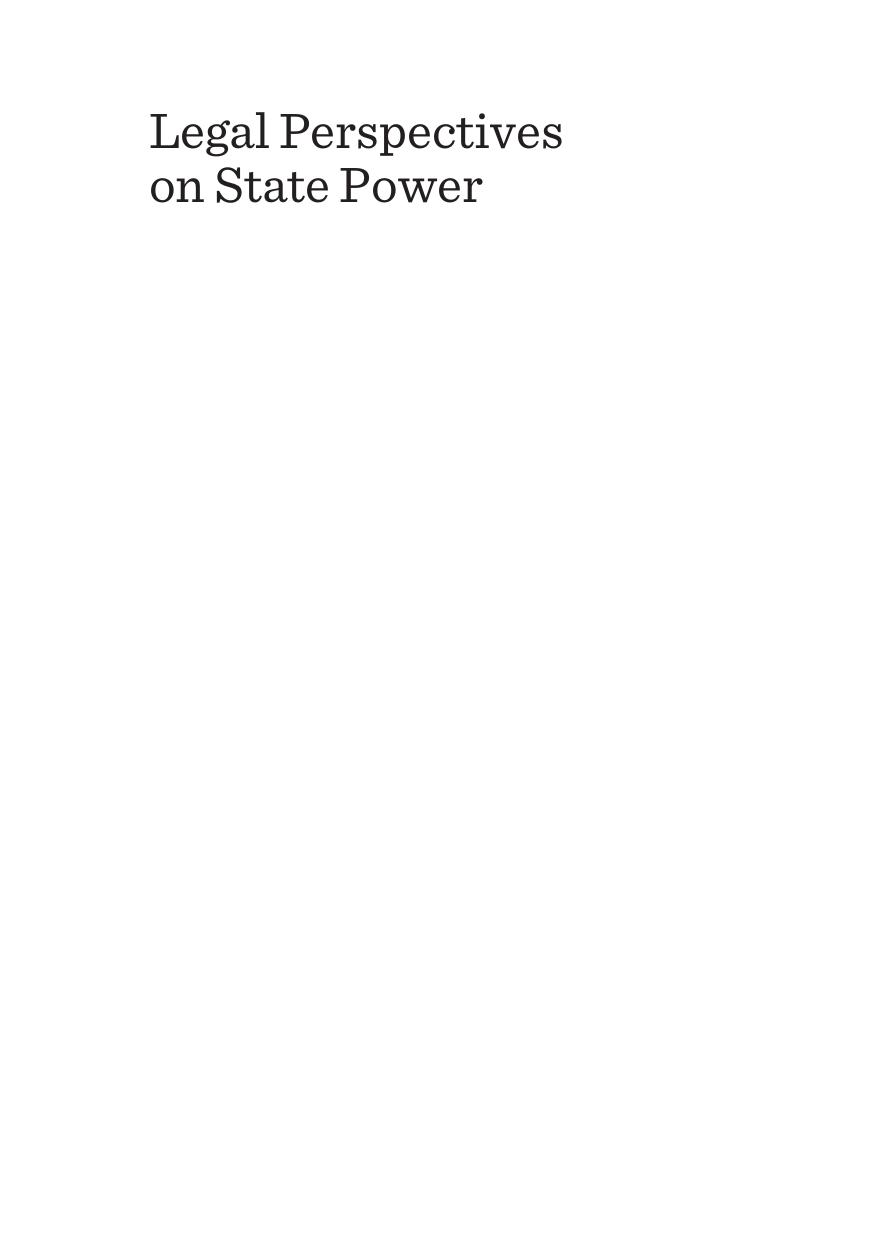 Legal Perspectives on State Power : Consent and Control by Chris Ashford; Alan Reed; Nicola Wake