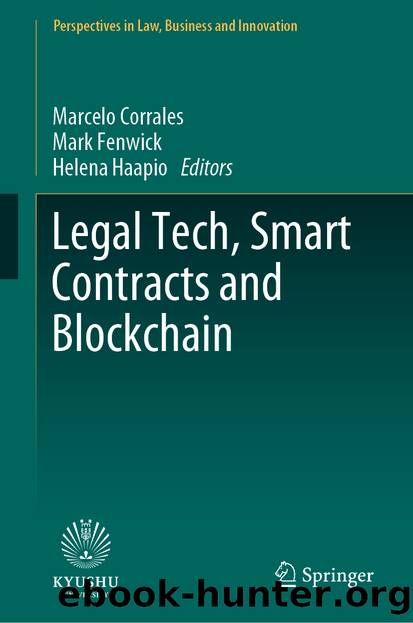 Legal Tech, Smart Contracts and Blockchain by Unknown