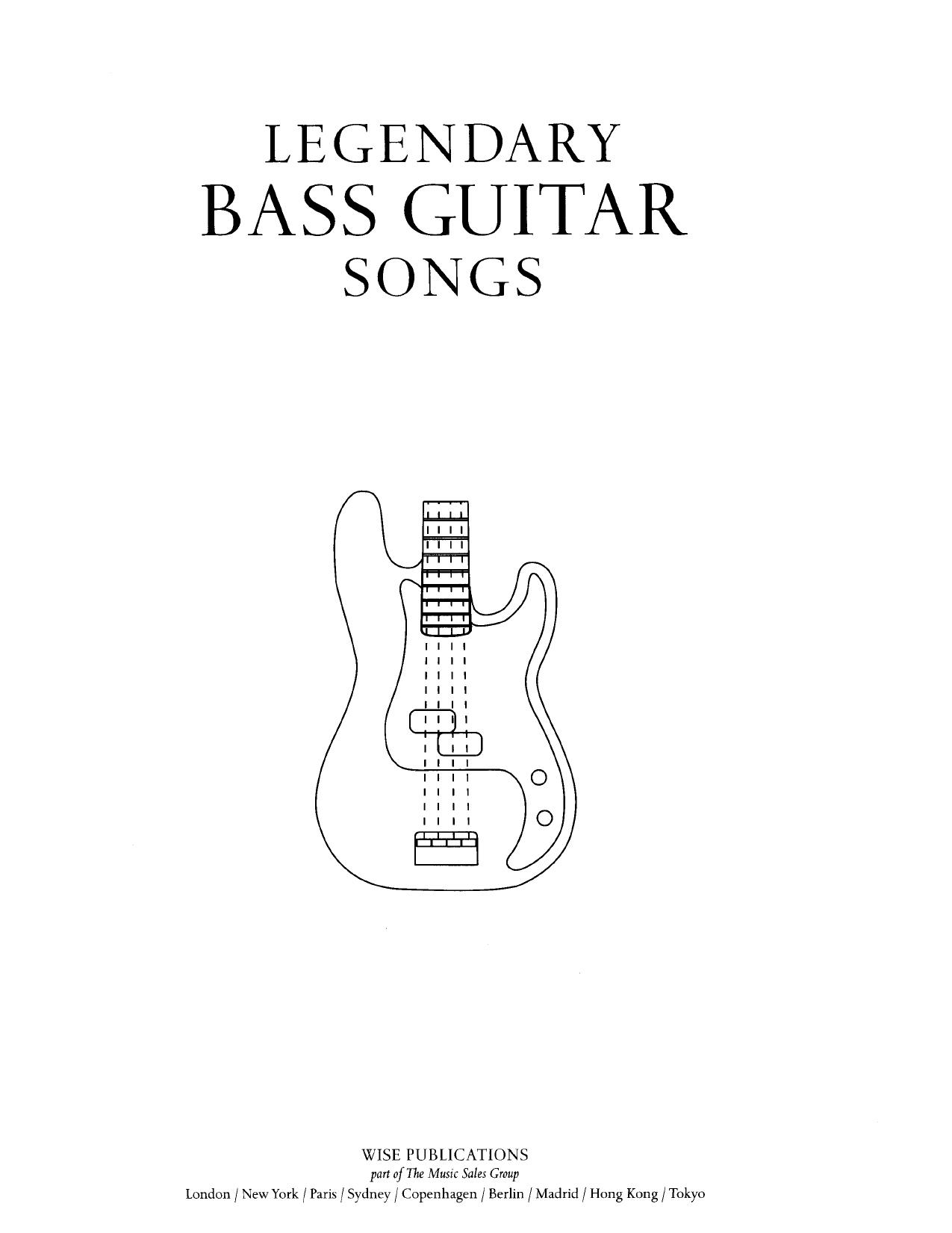 Legendary Bass Guitar Songs by Unknown