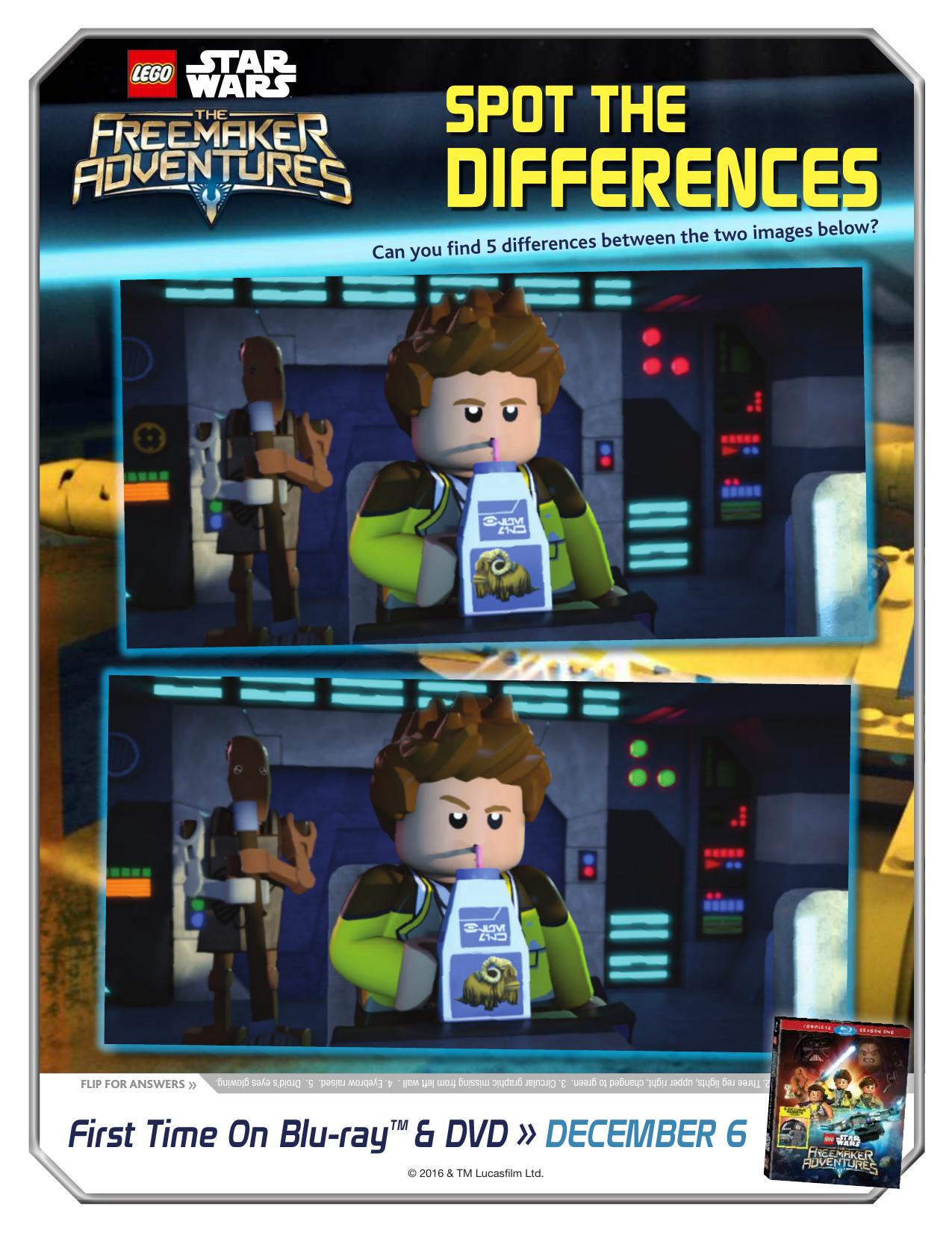 Lego Star Wars The Freemaker Adventures Activity Set-differences by Unknown